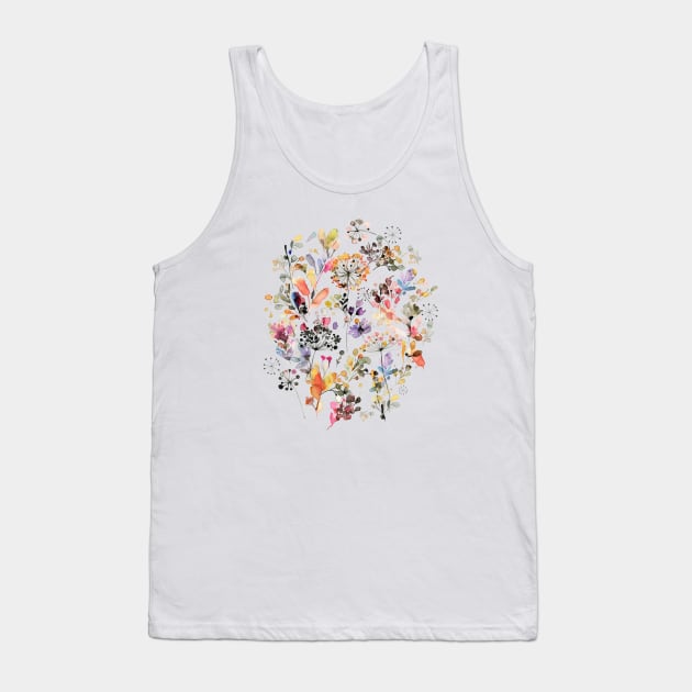 Spring Wild Grasses Tank Top by ninoladesign